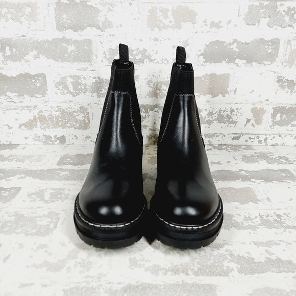 NEW Marc Fisher LTD. Women's Patrick Black Lug Sole Ankle Booties K361 - Picture 7 of 12